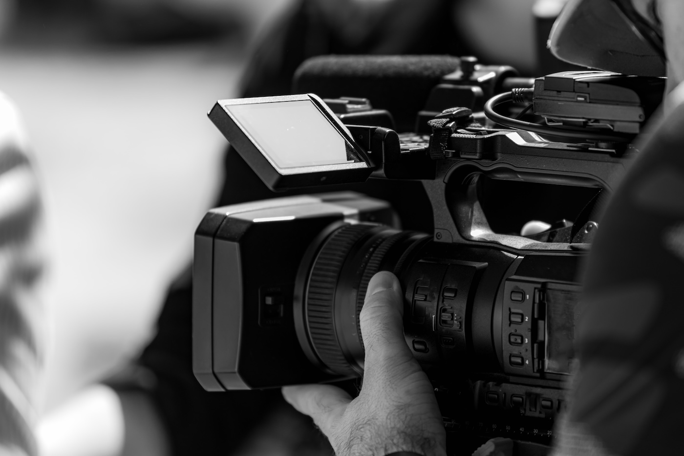 Professional broadcast camera representing the Nectarfish video production portfolio