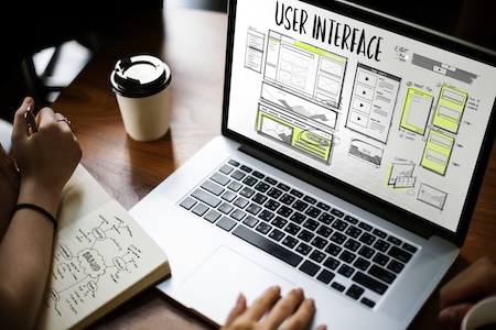 Website user interface design and brand development planning