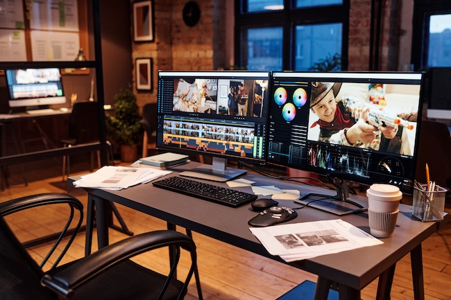 Nectarfish Digital Media professional video editing and production workspace